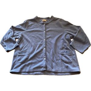 La Cera Cozy Blue Sweater Women’s Plus Size 2XL